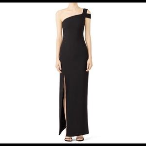 LIKELY Maxson One Shoulder Side Slit Formal Gown